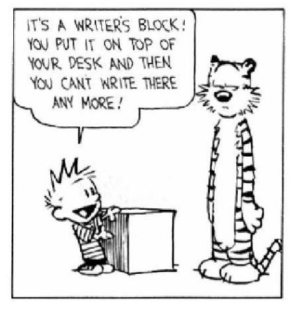 writers block block